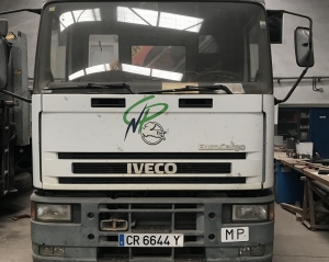 Subasta online de CAMIÓN BASCULANTE CON PLUMA  IVECO ML180E27 MATRICULA CR6644Y